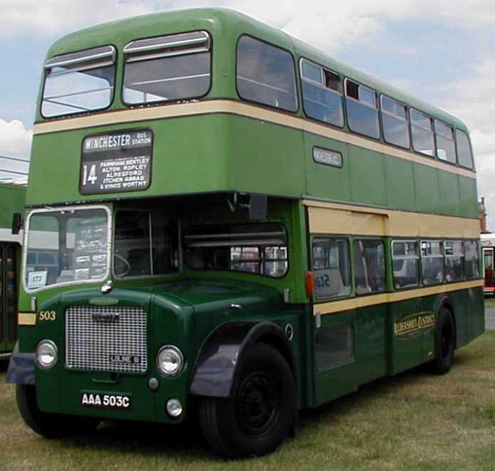 Aldershot & District Dennis Loline III Weymann 503